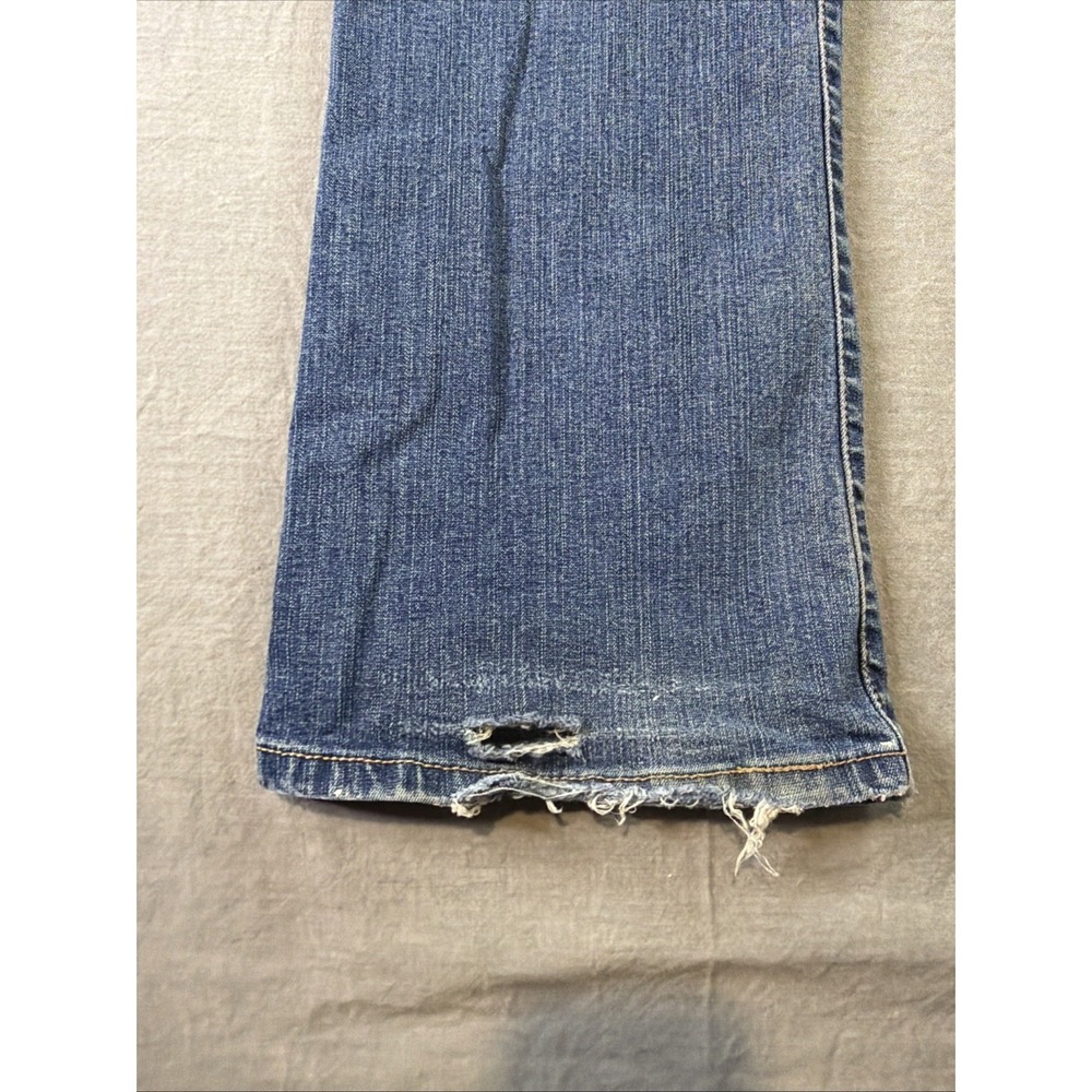 Levi's 515 Nouveau Boot Cut Stretch Jeans Women's Size 6 Short Medium Wash - Picture 14 of 16